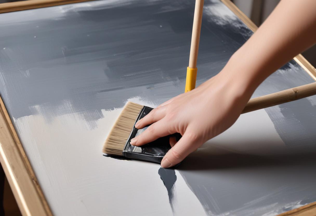 Người vệ sinh tranh treo tường đúng cách để tránh bụi bẩn